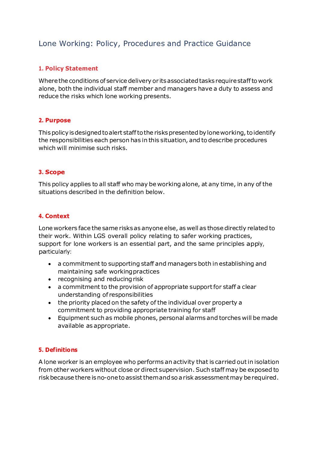 Lone-Worker-Policy-Guide