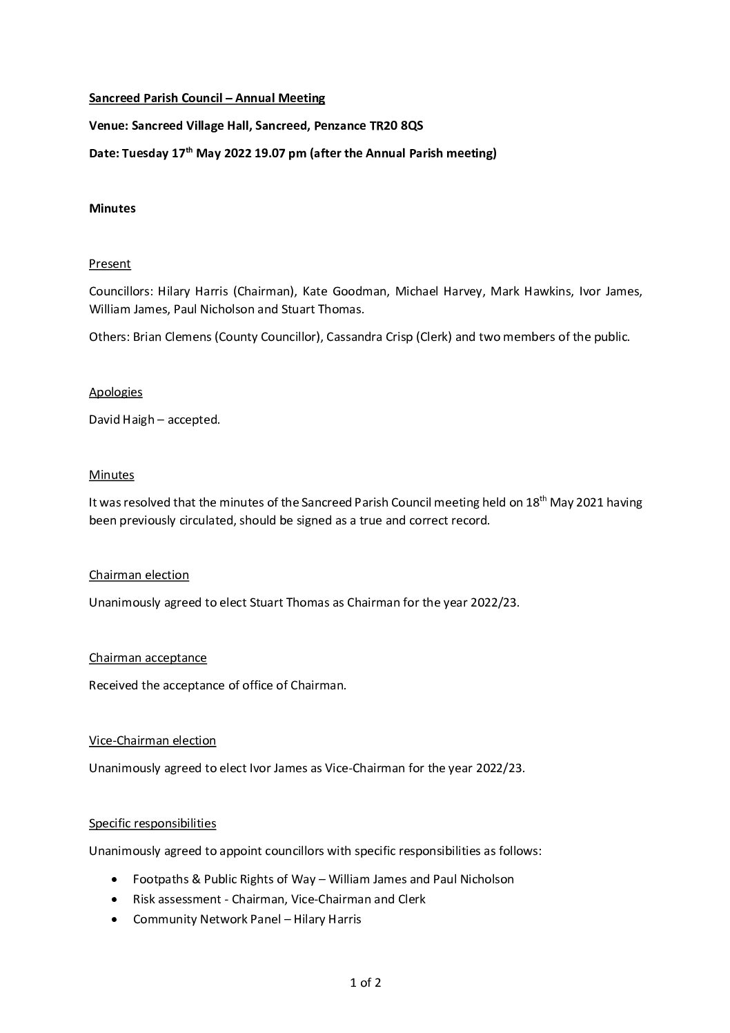 SPC ACM Minutes 05-2022