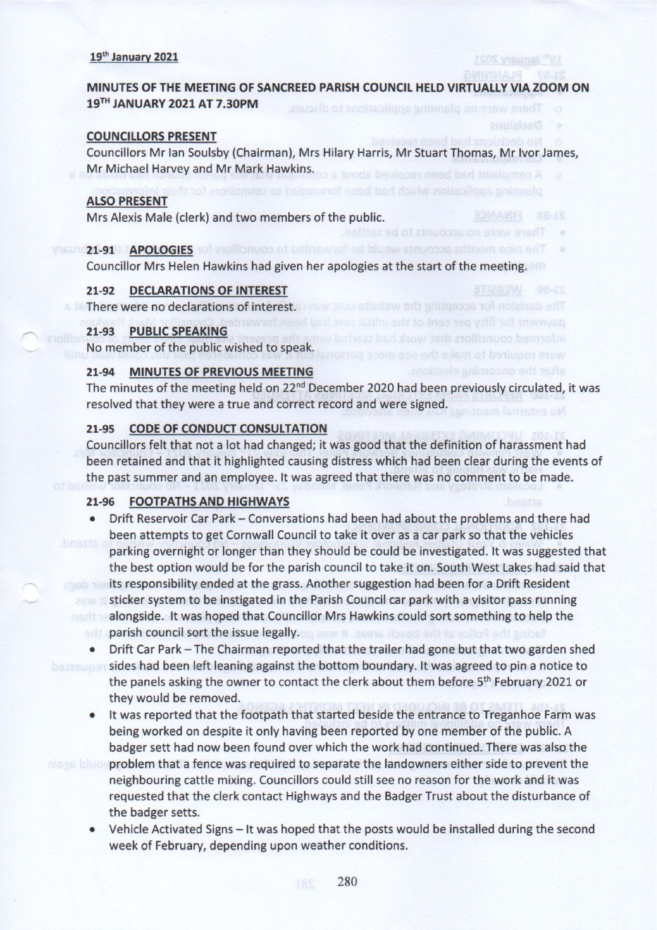SPC Minutes 2021 01