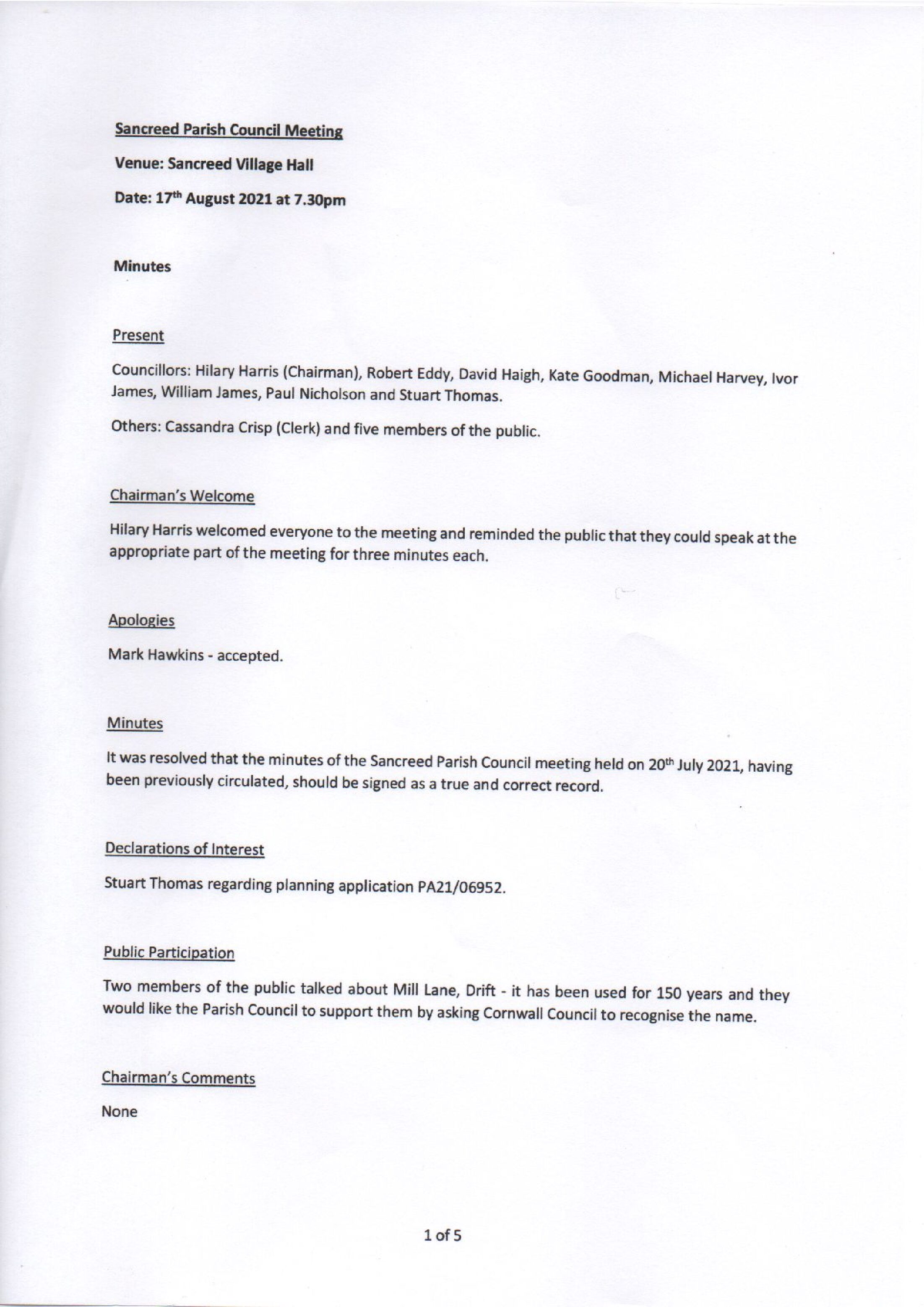 SPC Minutes 2021 08
