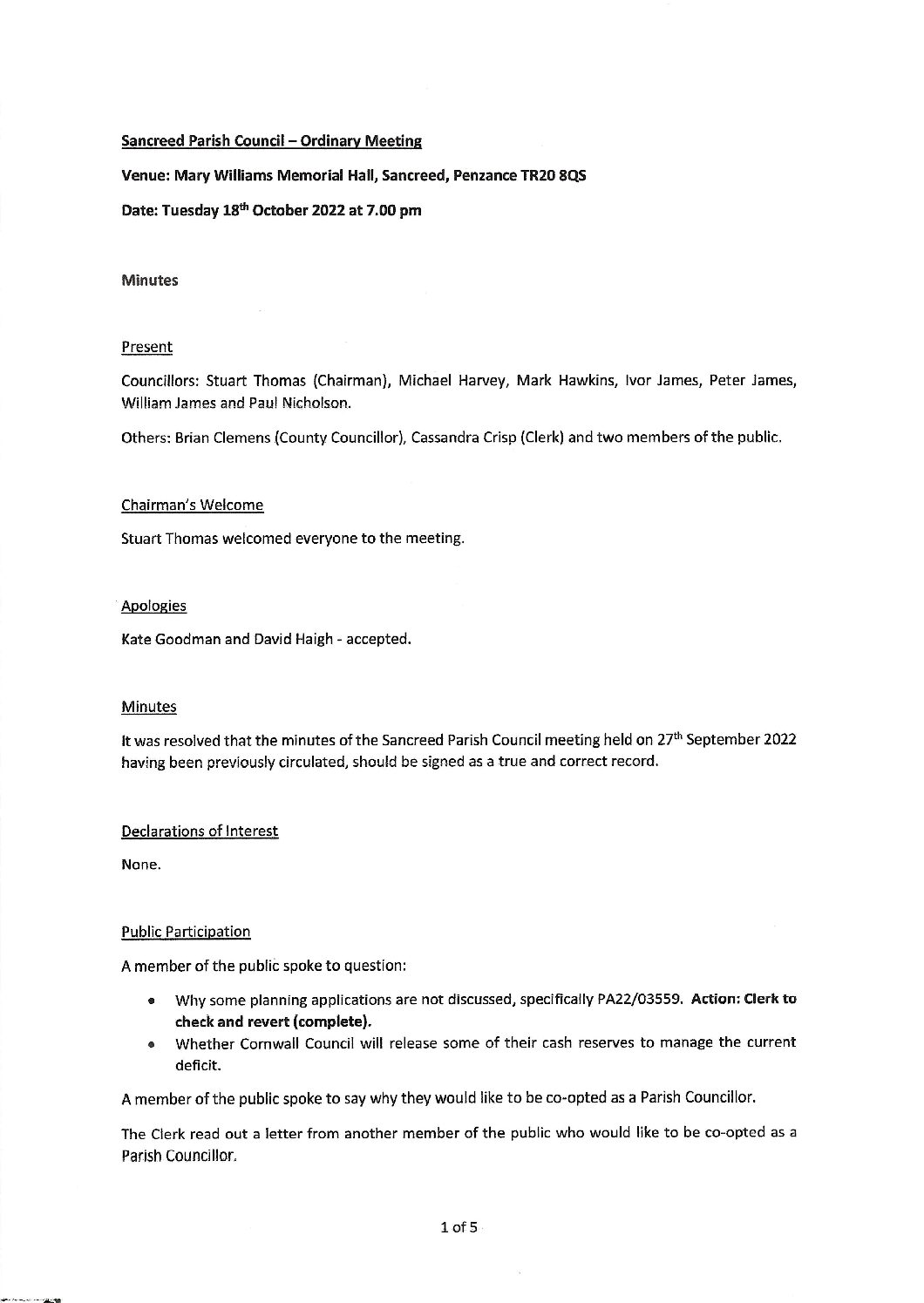 SPC Minutes 2022 10