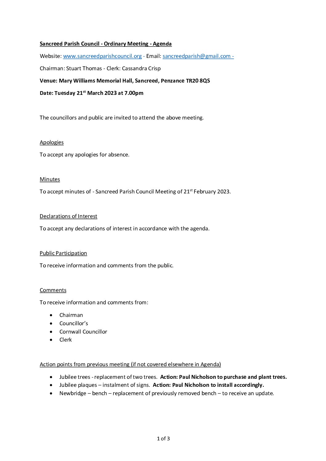 SanPC FCM Agenda 03-2023