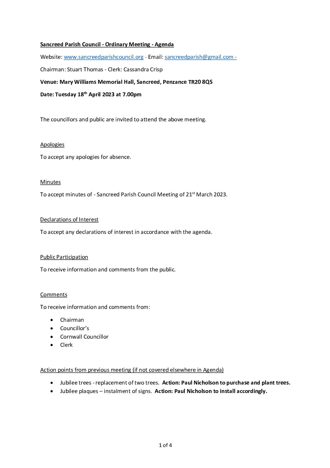 SanPC FCM Agenda 04-2023