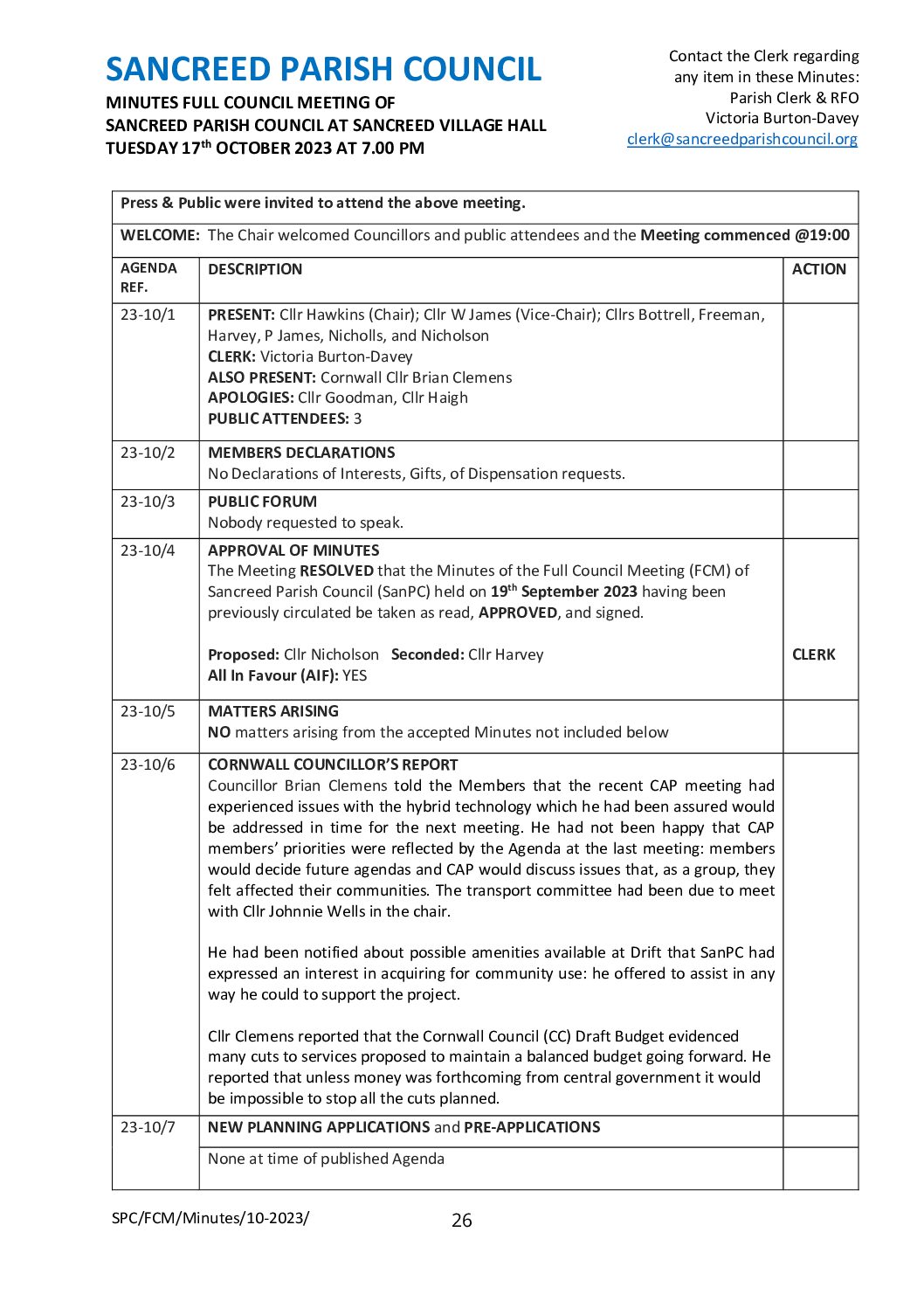 SanPC FCM Minutes 10-2023