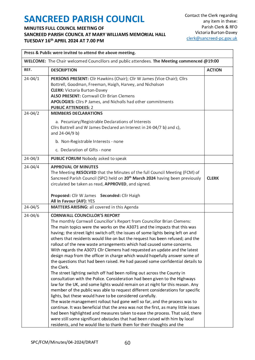 SanPC FCM Minutes 04-2024
