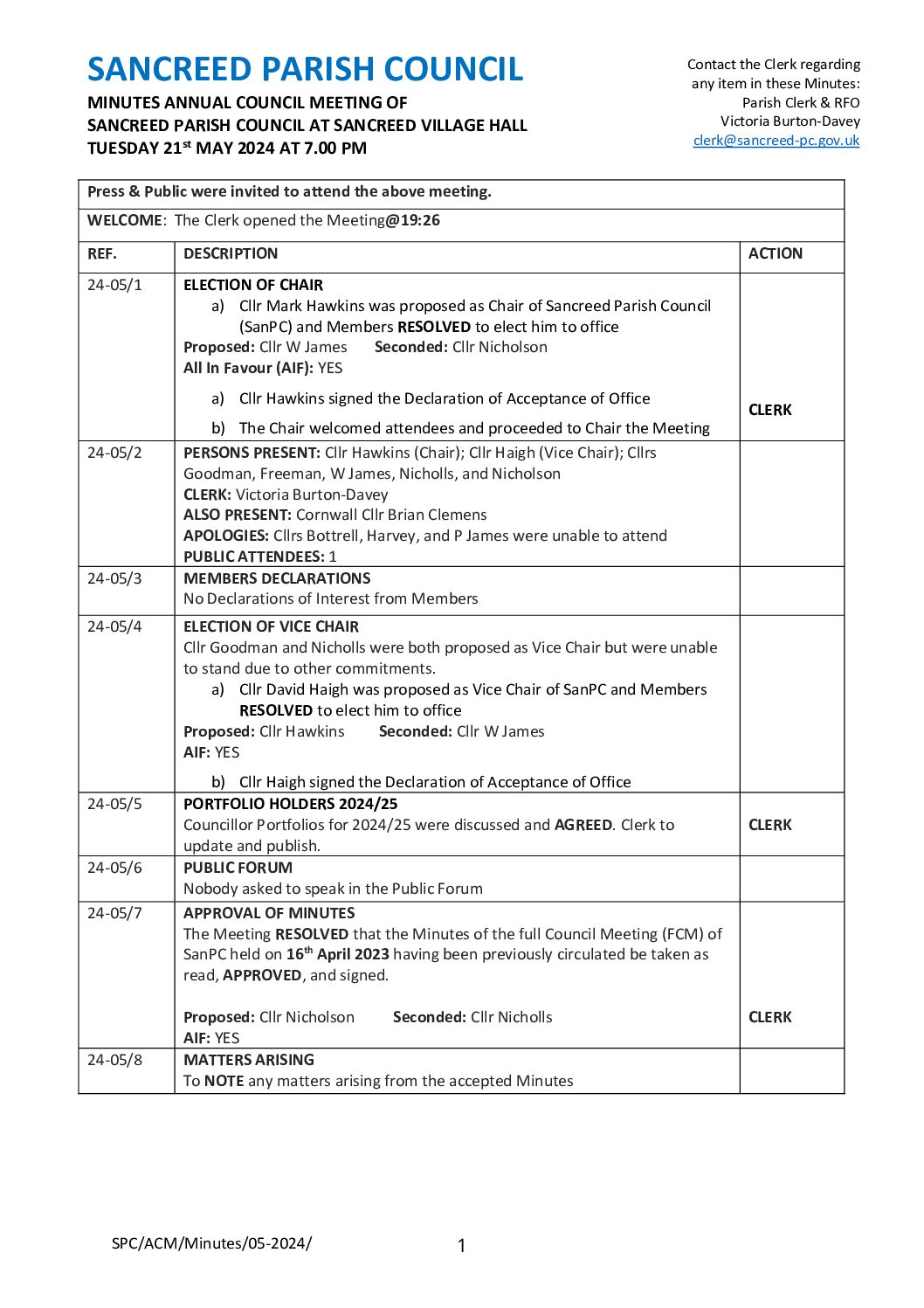 SanPC ACM Minutes 05-2024