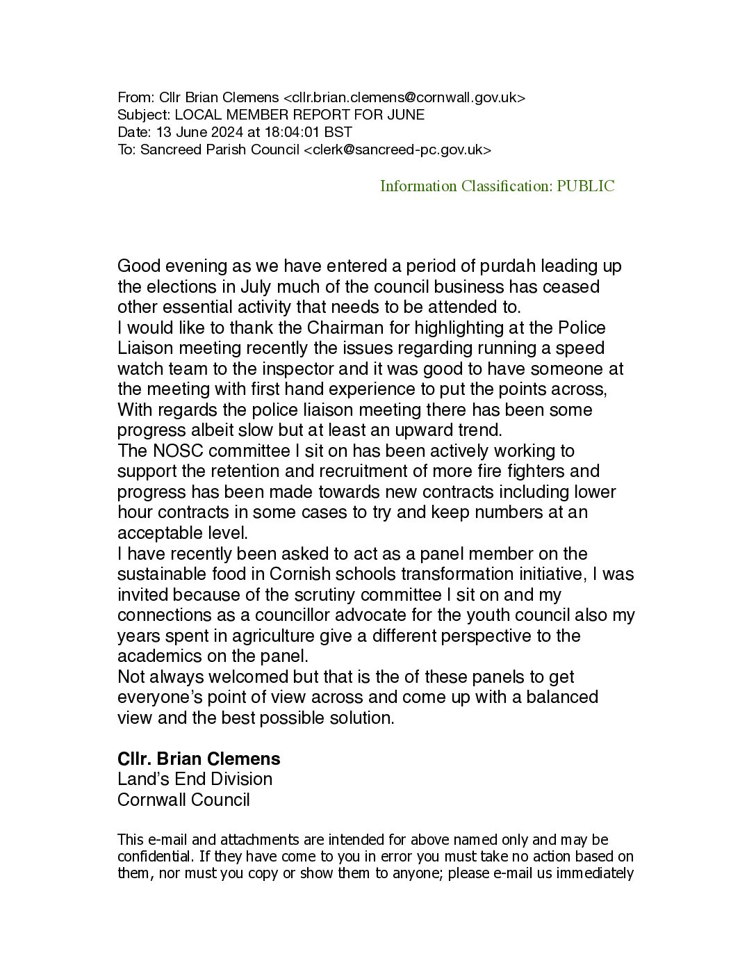 SanPC Local Member Report 06-2024
