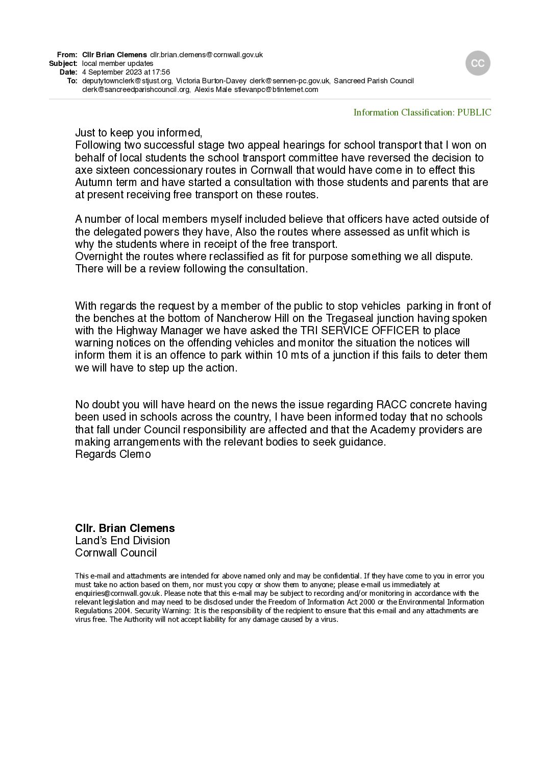 SanPC Local Member Report 09-2023