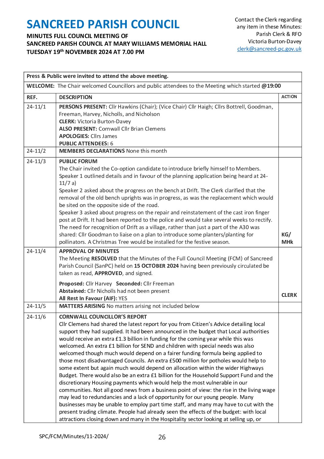 SanPC FCM Minutes 11-2024