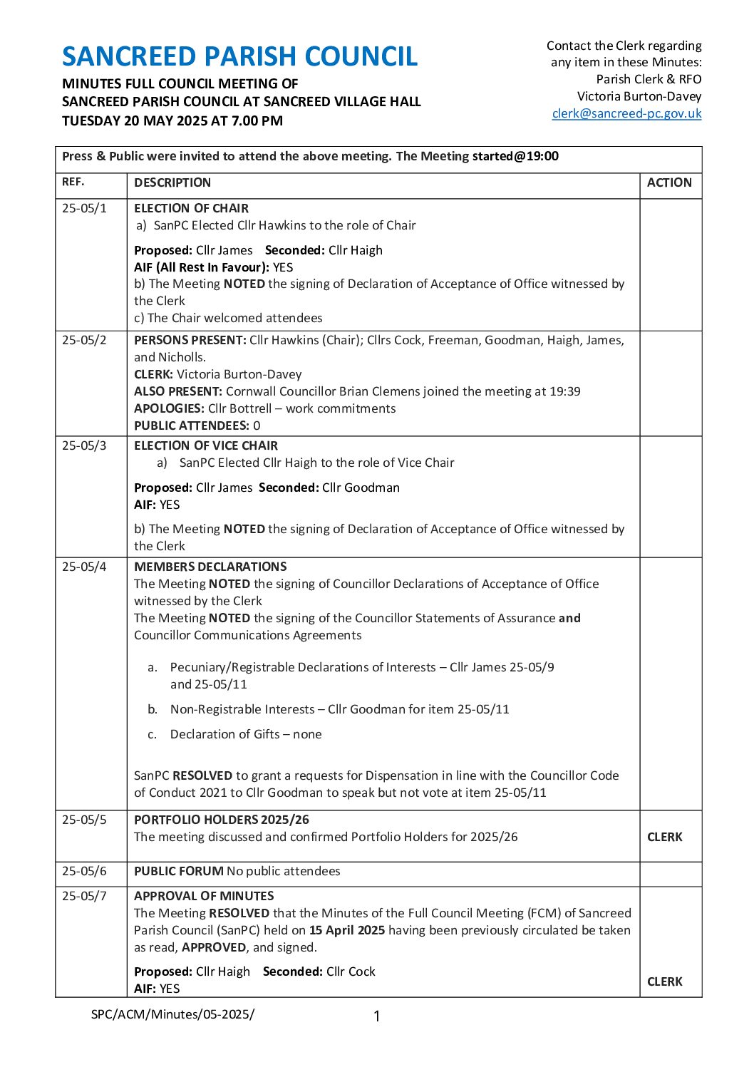 SanPC ACM Minutes 05-2025