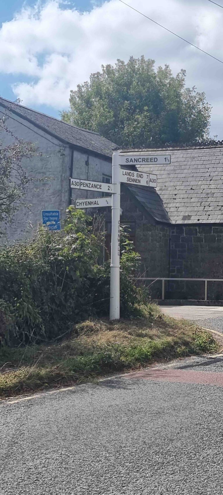 Drift Finger Post Re-installed