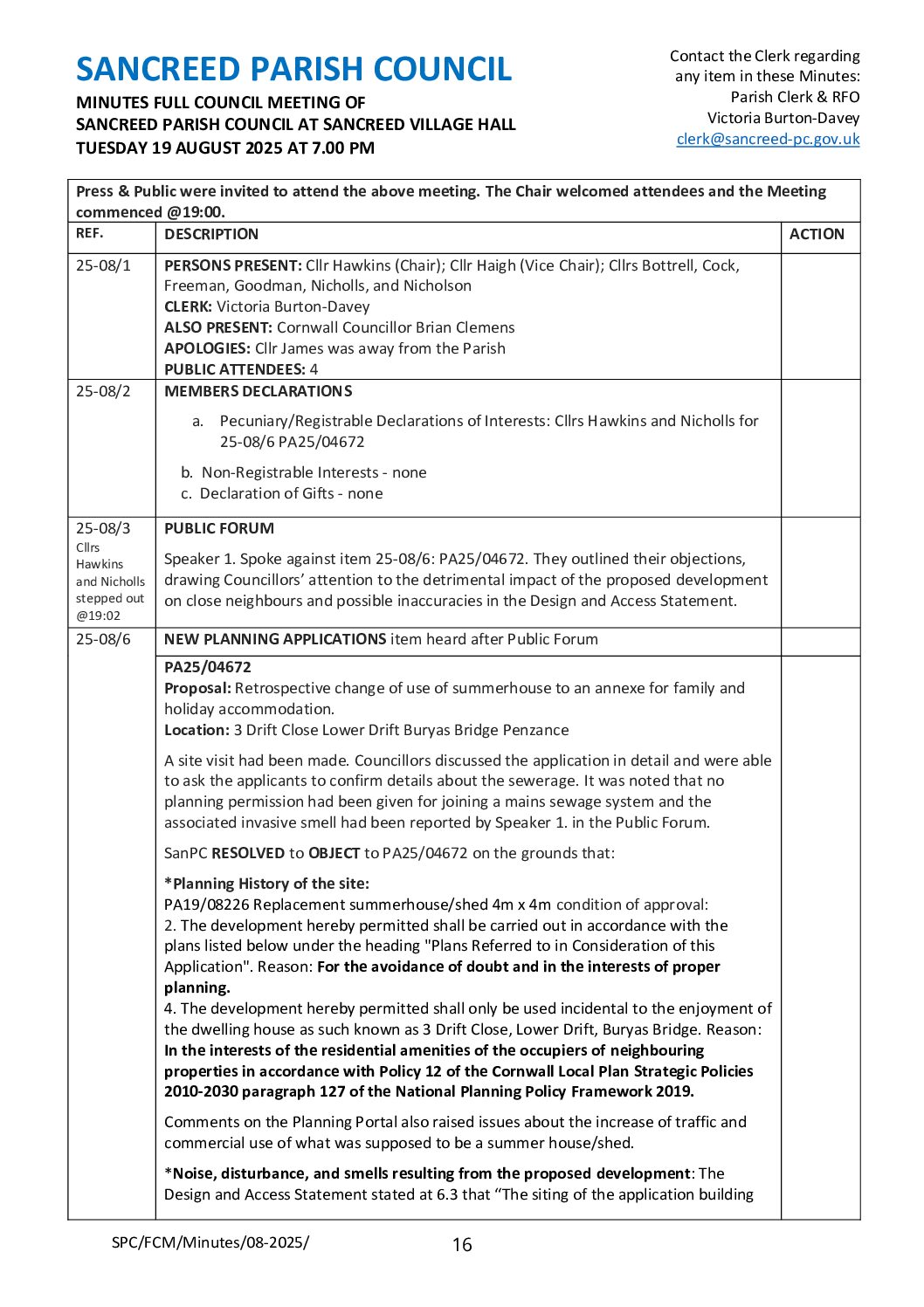 SanPC FCM Minutes 08-2025