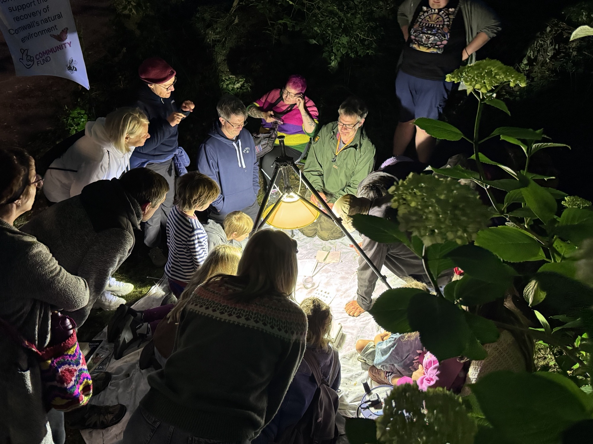 Moth and bat evening around Churchtown during the Sancreed Nature Weekend